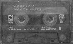 Ahmet Kaya - Dosta Düşmana Karşı Kaset (İkinci El) KST27968