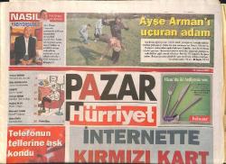 Hürriyet Pazar Gazetesi 18 Şubat 2007 - Ayşe Armanı Uçuran Adam - Metin Şentürk Yine Gündem Oldu GZ2897