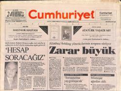 Cumhuriyet Gazetesi 30 Mayıs 2000 - Galatasaray'da Operasyonu - Futbolda Trilyon Devri GZ2997