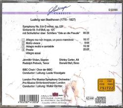 Ludwig Van Beethoven - Symphony No. 9 CD (İkinci El) CD3899