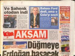 Akşam Gazetesi 19 Ocak 2006 - Tuncer Kılınç: Türbanlı Eşinizi Boşayın - Düğmeye Erdoğan Basacak GZ3397