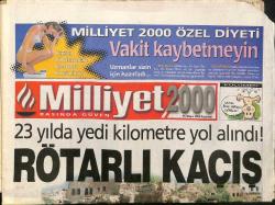 Milliyet 2000 Gazetesi 15 Mayıs 2000 - Hülya Avşar Kadın Vekillerden Olumlu Not Aldı - Levent Kırca: Turp Gibiyim GZ3825