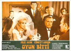Oyun Bitti Filmi Lobi Kartı - Cüneyt Arkın - Filiz Akın KRT23572