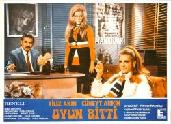 Oyun Bitti Filmi Lobi Kartı - Cüneyt Arkın - Filiz Akın KRT23574