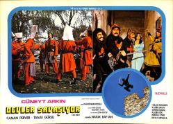 Kara Murat; Devler Savaşıyor Filmi Lobi Kartı - Cüneyt Arkın - Canan Perver - Tanju Gürsu KRT23578