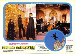 Kara Murat; Devler Savaşıyor Filmi Lobi Kartı - Cüneyt Arkın - Canan Perver - Tanju Gürsu KRT23581