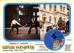 Kara Murat; Devler Savaşıyor Filmi Lobi Kartı - Cüneyt Arkın - Canan Perver - Tanju Gürsu KRT23583