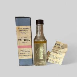Vintage 1950 Petrol Tonıc İlaç Kutusunda Koleksiyonluk Tüketilmez MDL 396