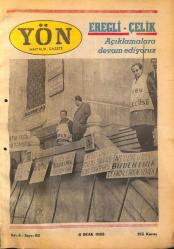 Yön Haftalık Gazete 8 Ocak 1965 - Demirel'in Amerikalıları GZ157668
