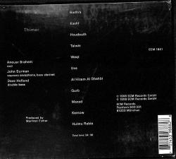 Anouar Brahem / John Surman / Dave Holland - Thimar CD (İkinci El) CD5020