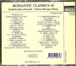 Romantic Classics 18 - Festive Baroque Music CD (İkinci El) CD5136