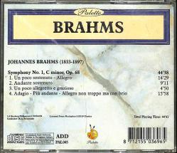 Brahms Symphony Nr. 1 CD (İkinci El) CD5367