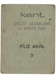KENT Sakızı Artistler Serisi No 11 Murat Soydan # SKZ1521