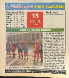 13 Eylül 1987 Takvim Yaprağı - Doğum Günü Hediyesi EFMN14130