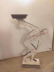 ✨Disk atan atlet formlu ahşap mumluk...