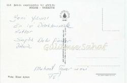 Niğde - Şehrin Meydanından Bir Görünüş / And Kartpostal