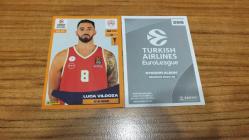 Antika - Panini EuroLeague Basketball 2024-2025 Luca Vildoza Olympiacos Piraeus Sticker No:255 - kitantik - kitaLog
