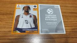 Panini EuroLeague Basketball 2024-2025 Kevarrius Hayes Paris Basketball Sticker No:296