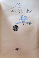Lozan Zafer Mi Hezimet Mi ? Cilt 3 (İthaflı ve Mühür İmzalı)