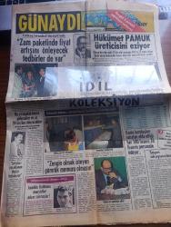 Günaydın Gazetesi - Turkish Newspaper - 3 Eylül 1977 - Alparslan Türkeş İstanbul'da açıkladı zam paketinde fiyat artışını önleyecek tedbirler de var - Alparslan Türkeş'in İstanbul'da verdiği iftara MHP'li aktör Tamer Yiğit de katıldı Fotoğrafı - satışları yasaklanan ilaçlar toplanıyor - hükümet pamuk üreticisini eziyor - Üsküdar'a bağlı Ümraniye semtinde öğrencilerin kışkırttığı gecekondu halkı polisle çatıştı 5 kişi öldü fotoğraf - Gümrük Bakanı Gün Sazak sabaha karşı Yeşilköy'e baskın yaptı Fotoğrafı - Büyükada'daki Anadolu kulübüne anarsistler adam sokmuş - CHP milletvekili Sabri Özdal  meclisin toplanamamasına kızıp kalp krizi geçirdi - Fatih'in Fedaisi Kara Murat yazan Rahmi Muratoğlu Çizen Abdullah Turhan - Kafkas Kartalı Şeyh Şamil yazan Oğuz Öndeş Çizen Cemal Dündar - Türk Avcıbaşısı Aziz Bolel Afirkada Yazı Dizisi - sinemayı bırakıp ses sanatçısı olan Selma Güneri İspanyolca bir şarkı söyleyecek Fotoğrafı - Cemile Kutgün'ün sunduğu müzik ve eğlence programı - Rita Hayworth