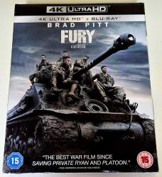 FURY 4K Ultra HD + Bonus Bluray Disk SlipCase 2 Disk Versiyonu