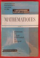 Fransızca Matematik Kitabı: Mathematiques Tome 1 - Elements de Calcul Differentiel et Integral