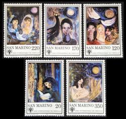 +++ SAN MARİNO ULUSLARARASI ÇOCUK YILI TABLOLAR      1979    - DAMGASIZ