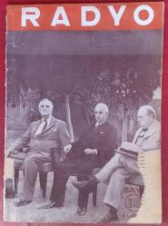 Radyo Dergisi Sayı 26 (15 İkincikanun 1944) Yardımsevenler Cemiyeti, İnönü - Churchill ve Roosevelt Kahire Mülakatı, 2. Basın Birliği Kongresi