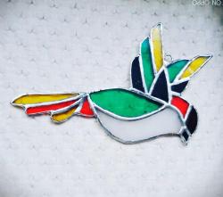 KUŞ 2 CAM KURŞUN VİTRAY