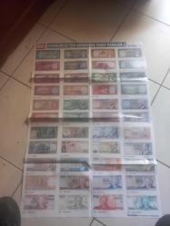 Türk Lirası'nın Güvenlik Özellikleri: 2 POSTER + 1 KİTAP RENK  içinde osmanlıdan günümüze kağıt para afişleri 1 ve  2 afiş 70×50 cm bir adet 35x 50 yeni türk lirası afişleri ve 1 adet kitapçık set Çok nadir