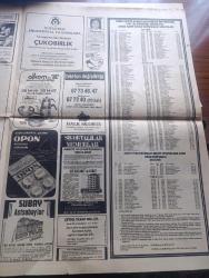 Günaydın Gazetesi - Turkish Newspaper - 4 Ağustos 1981 - bayram hediyesi işçiler Türkiye'ye döviz yağdırdılar - Güzel Yıldız Romy Schneider oğlunun ölümünden sonra tanınmaz hale geldi fotoğraf - Mehmet Ali Ağca'nın iddiası en geç 5 ay içinde hapisten kurtulacağım fotoğraf - Papa yeniden ameliyat edilecek - Rauf Denktaş'ın koruma polisinin suçsuz olduğu açıklandı - ilk defa bu bayram Kıbrıs'a giden az oldu - güzellik kremlerine bile giren bitki ısırgan otu - Emniyet Genel Müdürü Fahri Görgülü polis 12 eylül'den sonra büyük çapta saygınlık kazandı - Fatih'in Fedaisi Kara Murat yazan Rahmi Muratoğlu Çizen Abdullah Turhan - Eskişehir ve Fenerbahçe göz doldururken Galatasaray ve Beşiktaş beğenilmedi - Sait Faik'in kayıp aranıyor adlı eseri TV filmi oldu - Burhan Çaçan türkücü olmasaydım kaptan olurdum fotoğraf - irlanda'da açlık grevinden sekizinci gerilla da öldü - Fidel Castro 600 bin kadını askere aldı fotoğraf - Prenses Charles Ve Diana'nın nerede olduğu bilinmiyor fotoğraf - Beni Sadr