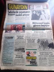 Günaydın Gazetesi - Turkish Newspaper - 27 Mayıs 1981 - Atatürk diyor ki - devlet başkanı Kenan Evren kızlarımızı okutmalıyız dedi fotoğraf - halk konseye 8 ayda 59 bin 318 dilekçe gönderdi - Ankara'ya gelen Amerikan savunma bakan yardımcısı West Dedi Ki Türkiye çok güçlü bir ülke - Atatürk'ün evinin üzerinde tehlikeli akrobasi numaraları yapan deli Yunanlı İlias Diamantopulos fotoğraf - New York güzellik kraliçesi Deborah Fountain göğüslerini pamukla doldurunca kraliçeliğini kaybetti Fotoğrafı - Mehmet Ali Ağca İtalyan savcıları şaşkına çevirdi Fotoğrafı - Emel Sayın'ın otomobili gazino'nun önünden çalındı fotoğraf - Cerrahpaşa tıp fakültesi dekanı Profesör Bülent Bekarda Atatürkçülük durmadan Atatürk demek değildir dedi - uçağın müthiş gücünü ispatlayan adam Lindbergh - Fatih'in Fedaisi Kara Murat yazan Rahmi Muratoğlu Çizen Abdullah Turhan - Avrupa turnesinde bulunan Brezilya takımı Avrupa'yı kasıp kavurdu - voleybolda Avrupa şampiyonasına katılamadık - Mete İnselel ile röportaj