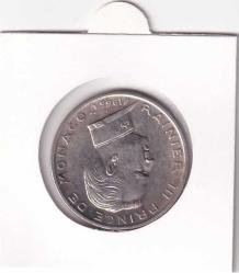 Koleksiyon ürünü Monako 5 Frank Gümüş 1966 Prens Rainer Hatıra Parası