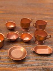 Minyatür Bakır Set