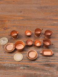 Minyatür Bakır Set