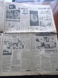 Halka ve Olaylara Tercüman Gazetesi - Turkish Newspaper - 16 Mayıs 1976 - Döviz Rezervi 1 milyar doları aştı - Gökçeada açık cezaevinde 400 mahkum arı gibi çalışıyor - Yeni Asgarî ücret bir ay içinde ilan edilecek - Prens Faysal özel demeç verdi Türkiye İslam aleminin daima kalesi olmuştur dedi fotoğraf - Bülent Ecevit Türkiye ve Yunanistan yeni ittifak kurmalıdır dedi - cumhurbaşkanı Fahri Korutürk gezi intibalarını anlattı - Hora Gemisi Haziran içinde Ege'ye açılabilecek duruma geldi - Celal Bayar anlatıyor Türkiye'de ilk halk iktidarı yazan Nazlı Ilıcak - Vakko tam sayfa reklam - Osmanlı tarihi yazan Lord Kinross Yazı Dizisi - televizyon programı - Edebi Roman Dönemeç'te yazan Tarık Buğra Yazı Dizisi - Trabzonspor 24 futbolcuya 682 bin lira ödedi - Fenerbahçe 9 ayda 9 futbolcu oynatamadı - Amerikalı Williams rüzgarla birlikte esti 9.8  - Bursaspor Galatasaray maçı - Boluspor Beşiktaş maçı - imparator Beckenbauer Yazı Dizisi - Montreal olimpiyatları - Ekrem Özdamar 2.16'yı aşacak mı