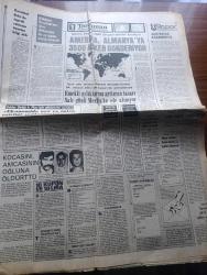 Halka ve Olaylara Tercüman Gazetesi - Turkish Newspaper - 15 Mayıs 1976 - konferans Kıbrıs tezimizi benimsiyor - 7. İslam ülkeleri Dışişleri bakanlığı konferansı - FKÖ Genel sekreteri Kaddumi dedi ki Türkiye'de büro açılması olumlu bir adımdır - Celal Bayar ve Süleyman Demirel baş başa yemek yedi fotoğraf - Bülent Ecevit Paris bir robotsun şefi İlhami Şükrü Polatay'la görülüyor - Bülent Ecevit ilk seçimde CHP iktidarda olacak - Danıştay'ın yetkileri anayasa ile sınırlıdır yazan Nazlı Ilıcak - Üç Beş çizgi yazan Rauf Tamer - Amerika Almanya'ya 3500 asker gönderiyor - Osmanlı tarihi yazan Lord Kinross Yazı Dizisi - tercüman gazetesinin armağanı tam sayfa Orhan Gazi portresi - televizyonda bugün - Edebi Roman Dönemeç'te yazan Tarık Buğra Yazı Dizisi - Sezak Halıları - Yasin Özdenak'ın jübilesini Galatasaray yapacaktır - Galatasaray kulüp başkanı Selahattin Beyazıt - imparator Beckenbauer Yazı Dizisi - Fenerbahçe kulübü başkanı Emin Cankurtaran Fenerbahçe'de her şeyi düzeltip çekileceğim
