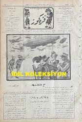 Osmanlıca Karagöz Mizah Dergisi-Gazetesi, Orijinal Dönem Basım, (Ottoman Magazine-Newspaper-Journal Illustré Cara-Gueuz) - 25 Nisan 1925 - Sayı: 1785 - Hicri: 2 Şevval 1343 - Karikatür: (Tayyare Cemiyetlerine Yadigar) Sulh Aşıkları! 