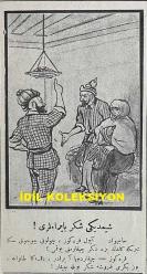 Osmanlıca Karagöz Mizah Dergisi-Gazetesi, Orijinal Dönem Basım, (Ottoman Magazine-Newspaper-Journal Illustré Cara-Gueuz) - 25 Nisan 1925 - Sayı: 1785 - Hicri: 2 Şevval 1343 - Karikatür: (Tayyare Cemiyetlerine Yadigar) Sulh Aşıkları! 