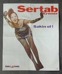 SERTAB ERENER * SAKİN OL! * KASET ( KÜÇÜK POSTER HEDİYELİ)