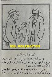 Osmanlıca Karagöz Mizah Dergisi-Gazetesi, Orijinal Dönem Basım, (Ottoman Magazine-Newspaper-Journal Illustré Cara-Gueuz) - 11 Kasım (Teşrin-i Sani) 1925 - Sayı: 1842 - Hicri: 23 Rebiülahir 1344 - Karikatür: Yeni Vergilerin Altında 