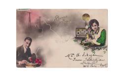 1931 İSTANBUL DAMGALI ve PULLU POSTADAN GEÇMİŞ KARTPOSTAL 03