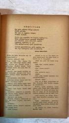 TÜRK DİLİ, AYLIK DİL VE YAZIN DERGİSİ - 1 AĞUSTOS 1961 SAYI: 119  HİKMET DİZDAROĞLU: ÇANKAYA'YI OKURKEN - ZEYNEP KORKMAZ: BİR FRANSIZCA KELİMENİN TÜRKÇE İLE İLGİSİ ÜZERİNE - BEHÇET KEMAL ÇAĞLAR: ERCİYAS'IN ETEĞİNDE - ÖMER İNANÇ: HEMINGWAY'E SELAM - ERNEST HEMINGWAY: ASKERİN EVİ - SELAHATTİN BATU: VATAN - BEHÇET NECATİGİL: GÖRÜCÜLER - T. S. ELIOT: HAMLET - GÜLTEN AKIN: SAVRULUP GİTTİĞİ - İBRAHİM ZEKİ BURDURLU: GRAMER ÖĞRETİMİNDE METOT - KEMAL ÖZER: IRMAK BOYLARINDA SÖYLENEN - M. CELAL ERTUĞAY: SEN BİLİYORSUN - CEYHUN ATUF KANSU: SELE GİTMİŞ KÜÇÜK KIZA AĞIT - SANCAR SEZGİN: DENEYLER - İLHAN TARUS: SÜZÜLMÜŞ GÜN IŞIĞI - KERİM AYDIN ERDEM: SEVMEK KAÇMAK DEĞİL - AHMET ALTÜMSEK: ANNELER - ERGİN SANDER: KARANFİL - SALAH BİRSEL: AKASYALAR AÇARKEN - ÜLKÜ TAMER: ÜÇ ORTA-AMERİKA ŞİİRİ - ERDAL ÖZ: YALNIZ'IN GÜNLÜĞÜ'NDEN - DANIEL ROPS: SÖZLÜKLERE ÖVGÜ - SEVİM BURAK: SEDEF KAKMALI EV - MUAZZEZ MENEMENCİOĞLU: DERİNLERDEKİ KORKU - İSMAİL ALİ SARAR: GELİBOLU - ÖMER ASIM AKSOY: DÜŞÜNCELER, DÜZ-  60 SAYFA