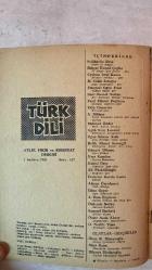 TÜRK DİLİ, AYLIK DİL VE YAZIN DERGİSİ - 1 HAZİRAN 1961 SAYI: 117  SELAHATTİN BATU: NİÇİN 27 MAYIS? - BEHÇET KEMAL ÇAĞLAR: 27 MAYIS İÇİN NOTLAR - CEYHUN ATUF KANSU: DİKKAT! DİKKAT! - M. CELAL ERTUĞAY: ÇAĞI GEÇMEDEN - ERTUĞRUL OĞUZ FIRAT: YİĞİTÇE GÜZEL - SUUT KEMAL YETKİN: BİR EDEBİYAT MÜZESİ İSTİYORUZ - FAZIL HÜSNÜ DAĞLARCA: DÖRTGEN DEĞİRMİ - EDİP CANSEVER: KUMCUL - A. DİLÂÇAR: TARİH BOYUNCA DEVLET DİLİ OLARAK TÜRKÇE - MEHMET ÖNDER: TÜRK DİLİNE FERMAN - AGÂH SIRRI LEVEND: TÜRKÇENİN ALINYAZISINI ÇİZEN TEPKİ - OĞUZ KÂZIM ATOK: HEP BİRLİKTE TÜRK DİLİNE - REFİK AHMET SEVENGİL: TÜRKÇENİN DEVLET DİLİ OLUŞU - GÜNGÖR DİLMEN: AĞU - YVES GANDON: PARMA MANASTIRI - KEMAL ÖZER: GİDENLER İÇİN - ALİ PÜSKÜLLÜOĞLU: KUĞULAR - FEDERICO GARCIA LORCA: ŞİİRLER - ADNAN ÖZYALÇINER: YÜK - İLHAN GEÇER: AYRI GÜZLERDE - A. RIZA ERGÜVEN: SABAH ÖTMELİ BİR KUŞ - ÖZDEMİR NUTKU: SAMUEL BECKETT - SAMUEL BECKETT: KÜLLER - ÖMER ASIM AKSOY: DÜŞÜNCELER, DÜZELTMELER - O. NEDİM TUNA: KELİMELER ARASINDA - İLHAN K. M-  60 SAYFA