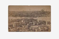 1933 CONSTANTİNOPLE GALATA DAMGALI İSTANBUL KARTPOSTAL 04