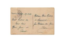 1933 CONSTANTİNOPLE GALATA DAMGALI İSTANBUL KARTPOSTAL 04