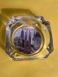 BARSELONA TEMALI CAM KÜL TABLASI