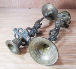 AnTiKa PİRİNÇ ÇoCuK FiGüRLü MUMLUK-ŞAMDAN....ÇİFT