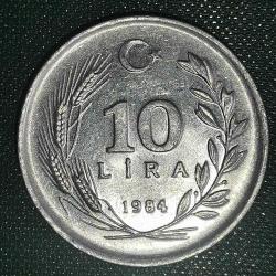 TÜRKİYE    1984    10  LİRA