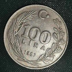 TÜRKİYE    1987    100   LİRA
